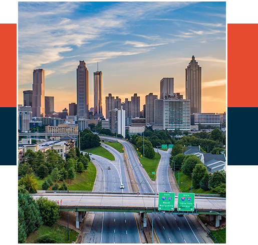 The Atlanta City Skyline